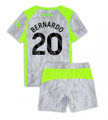 Manchester City Bernardo Silva #20 Replika Tredje Tröja Barn 2025-26 Kortärmad (+ Korta byxor)